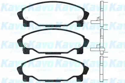 Комплект тормозных колодок KAVO PARTS BP-1509