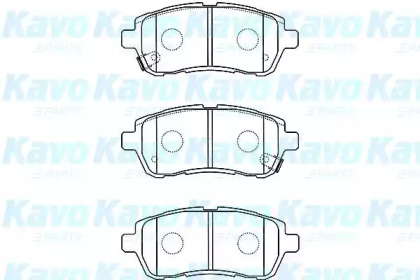 Комплект тормозных колодок KAVO PARTS BP-1519