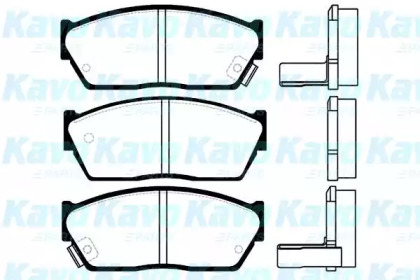 Комплект тормозных колодок KAVO PARTS BP-2002