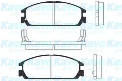 Комплект тормозных колодок KAVO PARTS BP-2008