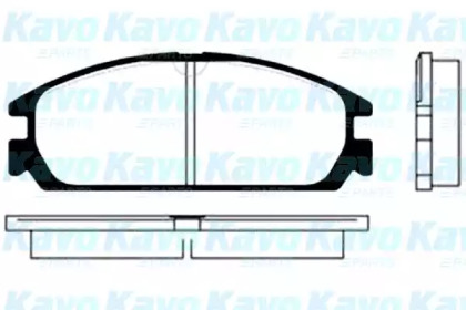 Комплект тормозных колодок KAVO PARTS BP-2020