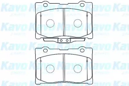 Комплект тормозных колодок KAVO PARTS BP-2052