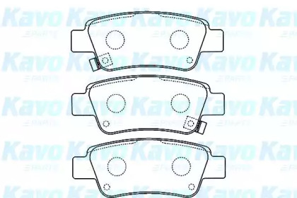 Комплект тормозных колодок KAVO PARTS BP-2055