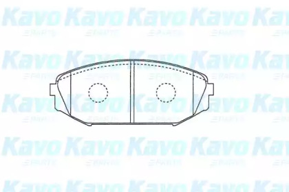 Комплект тормозных колодок KAVO PARTS BP-2066