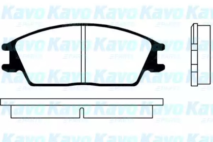 Комплект тормозных колодок KAVO PARTS BP-3001