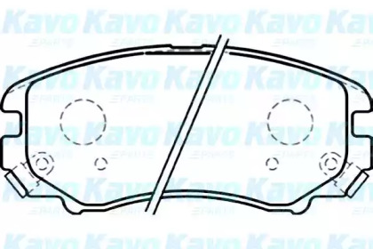 Комплект тормозных колодок KAVO PARTS BP-3024