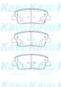 Комплект тормозных колодок KAVO PARTS BP-3039