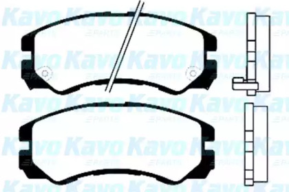 Комплект тормозных колодок KAVO PARTS BP-3501