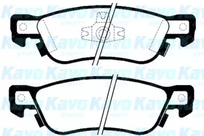 Комплект тормозных колодок KAVO PARTS BP-3502