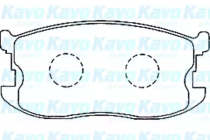 Комплект тормозных колодок KAVO PARTS BP-3506