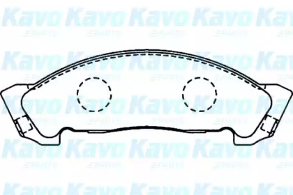 Комплект тормозных колодок KAVO PARTS BP-3508