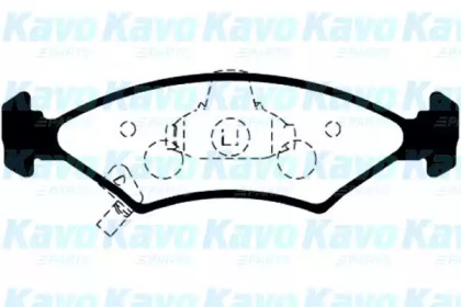 Комплект тормозных колодок KAVO PARTS BP-4006