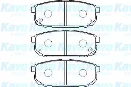 Комплект тормозных колодок KAVO PARTS BP-4011