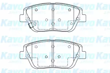 Комплект тормозных колодок KAVO PARTS BP-4028