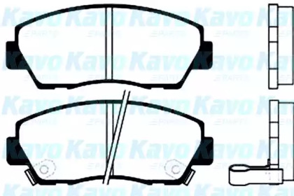 Комплект тормозных колодок KAVO PARTS BP-4513