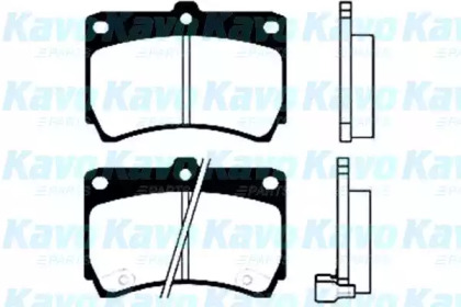 Комплект тормозных колодок KAVO PARTS BP-4517