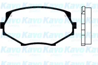 Комплект тормозных колодок KAVO PARTS BP-4521