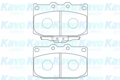 Комплект тормозных колодок KAVO PARTS BP-4530