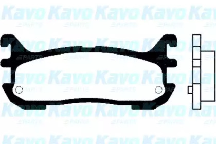 Комплект тормозных колодок KAVO PARTS BP-4542