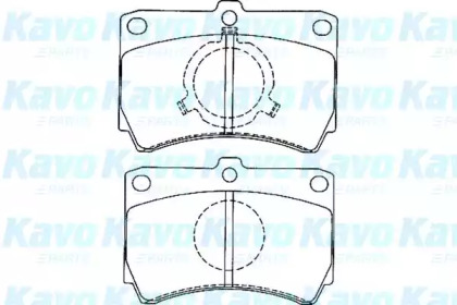 Комплект тормозных колодок KAVO PARTS BP-4549