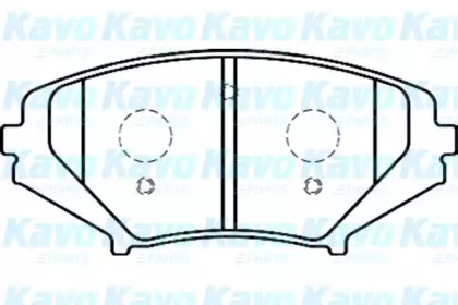 Комплект тормозных колодок KAVO PARTS BP-4558