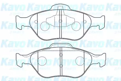 Комплект тормозных колодок KAVO PARTS BP-4567