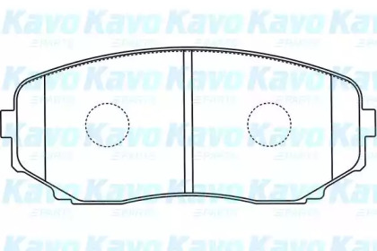 Комплект тормозных колодок KAVO PARTS BP-4573