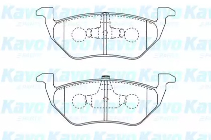 Комплект тормозных колодок KAVO PARTS BP-4578