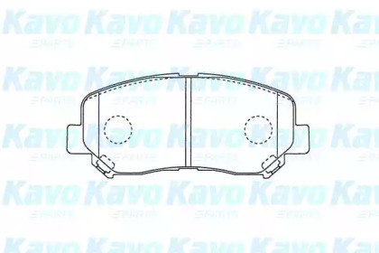 Комплект тормозных колодок KAVO PARTS BP-4582