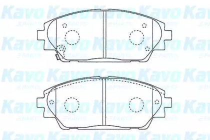 Комплект тормозных колодок KAVO PARTS BP-4584