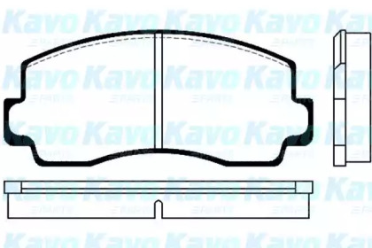 Комплект тормозных колодок KAVO PARTS BP-5500