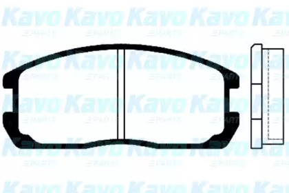 Комплект тормозных колодок KAVO PARTS BP-5505