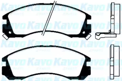 Комплект тормозных колодок KAVO PARTS BP-5511