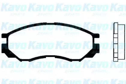 Комплект тормозных колодок KAVO PARTS BP-5518