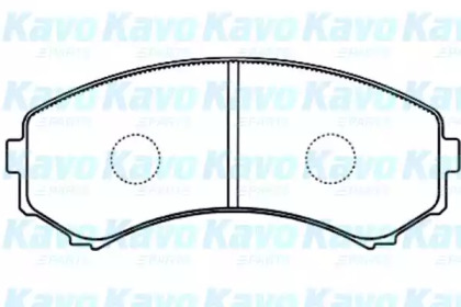 Комплект тормозных колодок KAVO PARTS BP-5545