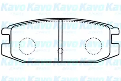 Комплект тормозных колодок KAVO PARTS BP-5548