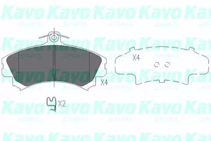 Комплект тормозных колодок KAVO PARTS BP-5553