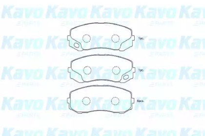 Комплект тормозных колодок KAVO PARTS BP-5555