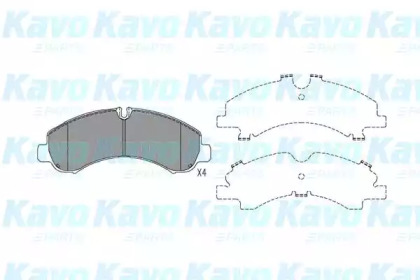 Комплект тормозных колодок KAVO PARTS BP-5559