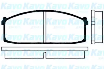 Комплект тормозных колодок KAVO PARTS BP-6501