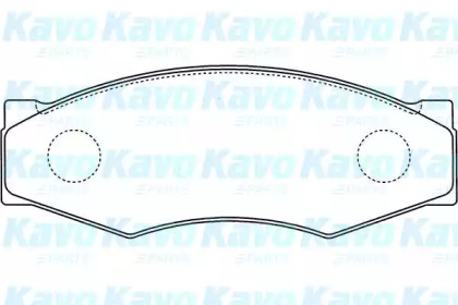 Комплект тормозных колодок KAVO PARTS BP-6505