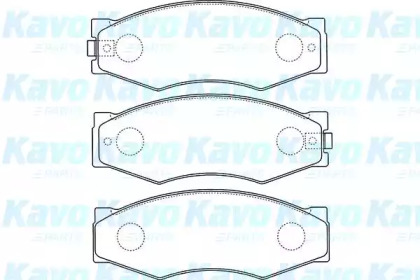 Комплект тормозных колодок KAVO PARTS BP-6506