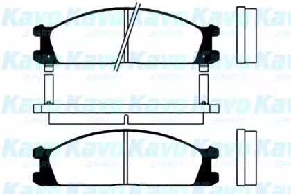 Комплект тормозных колодок KAVO PARTS BP-6520