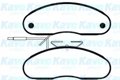 Комплект тормозных колодок KAVO PARTS BP-6530