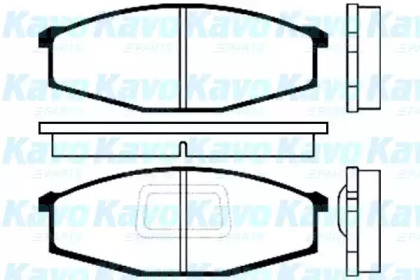 Комплект тормозных колодок KAVO PARTS BP-6537