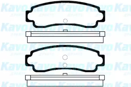 Комплект тормозных колодок KAVO PARTS BP-6543