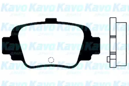 Комплект тормозных колодок KAVO PARTS BP-6551