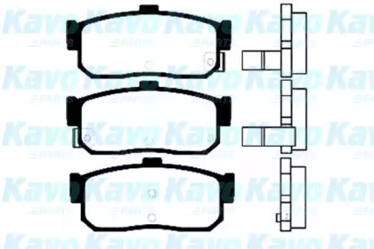 Комплект тормозных колодок KAVO PARTS BP-6554