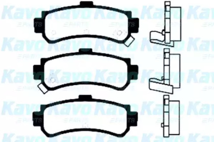 Комплект тормозных колодок KAVO PARTS BP-6555