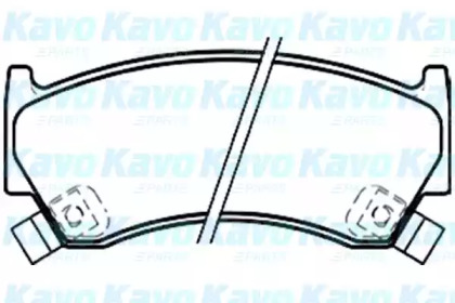 Комплект тормозных колодок KAVO PARTS BP-6565